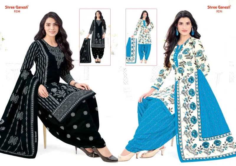 Hansika Vol 32 By Shree Ganesh Cotton Printed Dress Material 